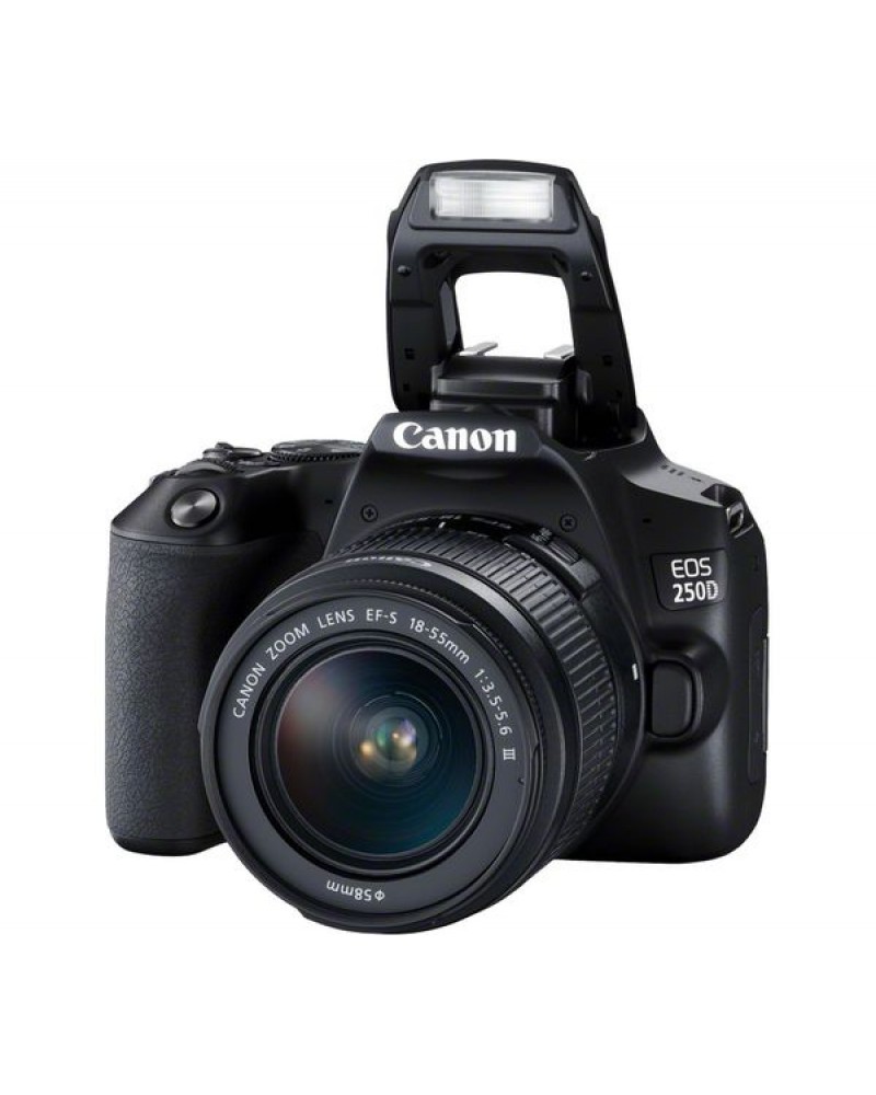 CANON EOS 250D DSLR Camera with EFS 1855 mm f/3.55.6 III Lens